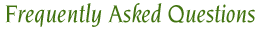Frequently Asked Questions